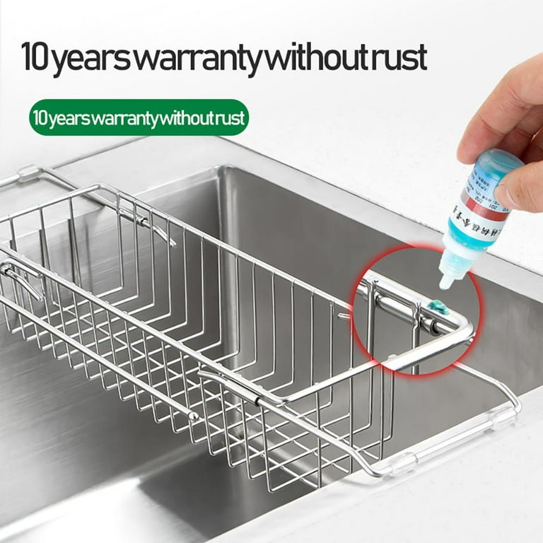 Stainless Steel Sponge Drain Rack - Organize Your Kitchen Countertop With  Dish Soap, Dishcloth, And Brushes - Temu in 2023