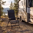 thumbnail image 2 of Timber Ridge RIVA™ Luxe Reclining Mesh Camping Chair, Folding Outdoor Chair with 7-Position Adjustable Back, Obsidian Peak, 2 of 8