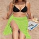 thumbnail image 5 of TaTaai Women Solid Color Sheer Chiffon Beach Cover Up Wrap Sarong Long Skirt with Tie Waist Lightweight Flowy Dress for Swimwear Vacation Pool Party Wear Gift, 5 of 9