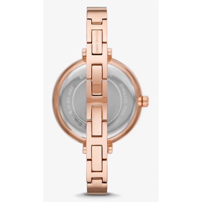 MICHAEL KORS MK4679 ROSE GOLD LOGO DIAL ROSE GOLD STAINLESS STRAP WOMENS WATCH MICHAEL KORS MK4679 ROSE GOLD LOGO DIAL ROSE GOLD STAINLESS  main image 2