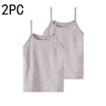 thumbnail image 4 of NAISIBABY Girls Tank Tops 2-Pack, Spaghetti Strap Ultra-Soft Scoop Neck Kids Dance Ballet Sports Camisole Gray Size 11, 4 of 5