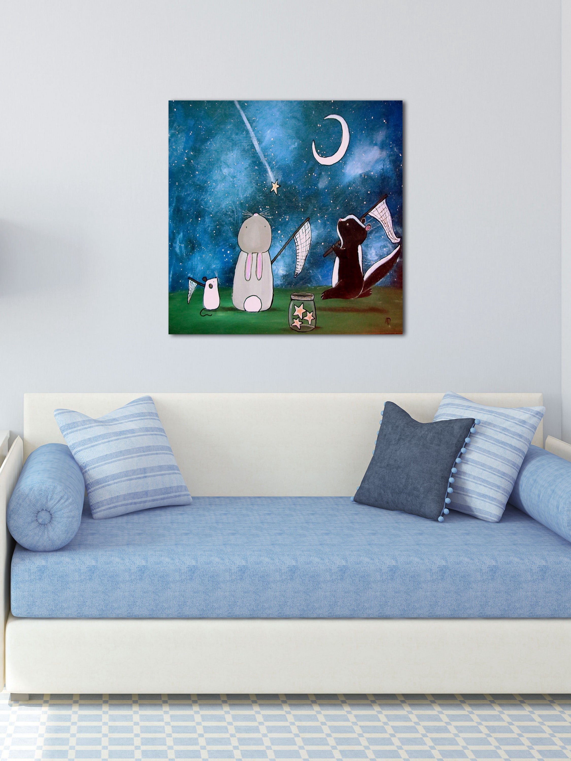 "Shooting Star" Painting Print on Wrapped Canvas