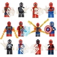 thumbnail image 3 of 21 Piezas Figuras de Mini Héroes de Películas de Superhéroes y Anime – Set de Bloques de Construcción de la Familia Spider Man, Juguete Divertido para Niños, 3 of 6