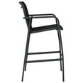 thumbnail image 3 of vidaXL Chaises de Bar de Jardin 2 Pcs Noir Textilène, 3 of 5