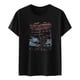 thumbnail image 5 of Blusa informal de manga corta con cuello redondo y estampado de verano a la moda para mujer Pompotops  hfajkhk134639, 5 of 5