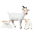 thumbnail image 4 of Conjunto de figuras de animales, adorno, colección de cumpleaños realista, figura de juguete de simulación, modelos de animales terrestres para fiesta Oveja, 4 of 8