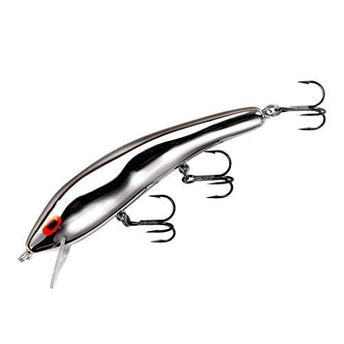Cotton Cordell C8504 Ripplin' Red Fin 4 1/2", 3/8 oz, Chrome/Blackback, Floating, Floating, Diving to 3 feet