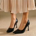 thumbnail image 7 of Viluyesy Women's Stiletto Pumps Pointed Toe Slip On High Heels Dressy Comfortable Elegant Office Party Wedding Shoes Black Size 8, 7 of 7