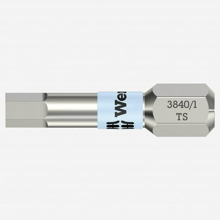 

Wera 071072 2.5 x 25mm Stainless Steel Hex Torsion Insert Bit
