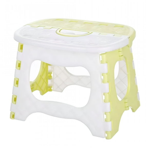 LAMIRO Lightweight Plastic Step Stool Foldable Small Chair Non Slip Folding Step Stools for Kitchen Bathroom Bedroom