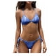 thumbnail image 1 of Conjunto bikini Marinity estampado a rayas para mujer, 1 of 6