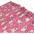 thumbnail image 3 of Cartoon Pug Dog Shower Curtain Waterproof Bathroom Fabric Shower Curtain Set with Hooks, 60x72 inches（10） Home Decor, 3 of 6