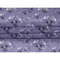 thumbnail image 4 of oneOone Velvet Bluish Violet Fabric Florals Fabric For Sewing Printed Craft Fabric By The Yard 58 Inch Wide-BVC, 4 of 4