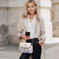 thumbnail image 2 of Pzuqiu Butterfly Flower Crossbody Bags Leather Women Practical Versatile Leather Quilted Shoulder Bag with Chain Strap Craftsmanship Minimalist Casual for Teen Girls-Women, 2 of 7