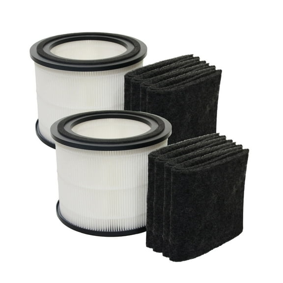 PUREBURG FLT151 Replacement Filter Compatible with GermGuardian AC151 & AC3000, AP3151 AirSafe Series Air Purifiers Filter V & FLT51CB4,2-Pack