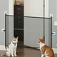 thumbnail image 5 of Escalera para perros, puerta de malla portátil, puerta a prueba de gatos para interiores, barrera de malla plegable para escaleras, puertas interiores, pasillos, 5 of 8