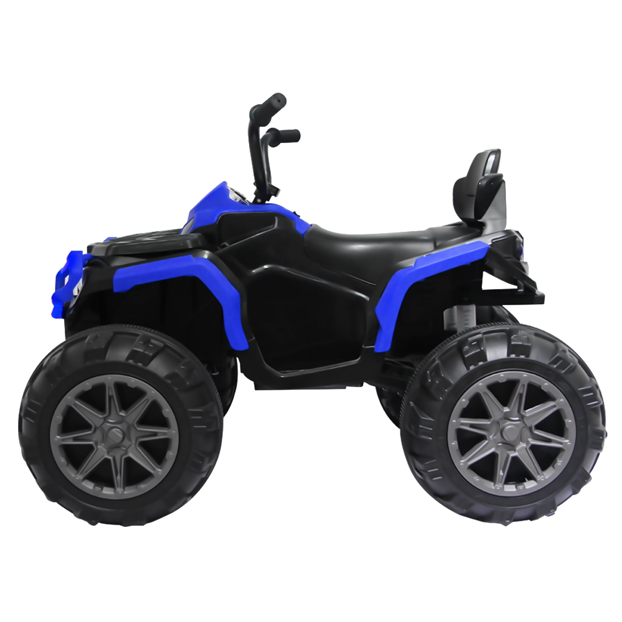 BKIRNP 24V Kids Ride-On ATV Off-Road Quad Car 6mph Electric Car with 2 Speeds and Bluetooth Music