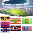 thumbnail image 2 of Yimiti 1PC Football Soccer Sports Fluorescent Captain Armband,Red, 2 of 6
