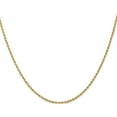 thumbnail image 3 of 14K Yellow Gold Jbsp's 1.8mm Solid Regular Rope Chain (20 X 1.8) Made In Peru 7052-20, 3 of 5