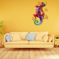 thumbnail image 3 of Figura Gecko - Adornos de pared de lagarto Gecko colgante de metal para exteriores rojo Ehuebsd Libre de BPA, 3 of 6