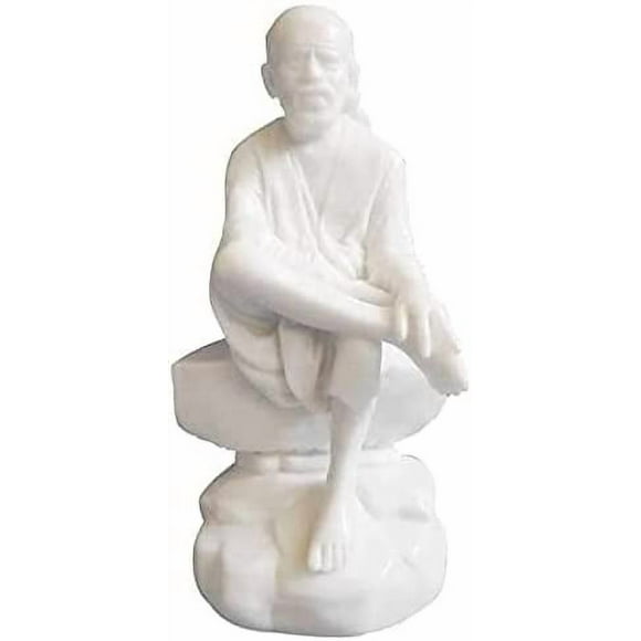 Resin White Sai baba (Approx. 4 inch)