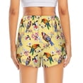 thumbnail image 4 of Goofa Bright Birds Printed Women 2 in 1 Running Shorts,Quick Dry Athletic Workout Shorts,High Waisted Athletic Shorts with Liner Pockets-Small, 4 of 9
