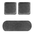thumbnail image 3 of Grey Wool Car Seat Covers - 3 PCS Ultra-Soft Sheepskin Style Front Set, Universal Fit for Car, Truck, SUV & Office Chair, Warm Winter Seat Cushion Protector, 3 of 6