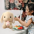 thumbnail image 3 of WQIANG Plush Toy - Sitting Floppy-Eared Rabbit, Soft and Cute Realistic Long-Eared Standing Plush Toy, 3 of 9