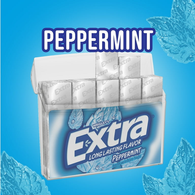 Extra Gum Peppermint Sugar Free Chewing Gum - 35 Stick - Walmart.com