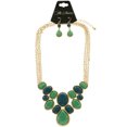 thumbnail image 2 of Mi Amore Necklace-Earring-Set Blue/Green, 2 of 3