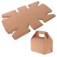 thumbnail image 3 of Cajas de regalo con asa para y pasteles de papel Kraft de 50 Uds., recuerdo de boda Macarena Cajas de la galleta, 3 of 8
