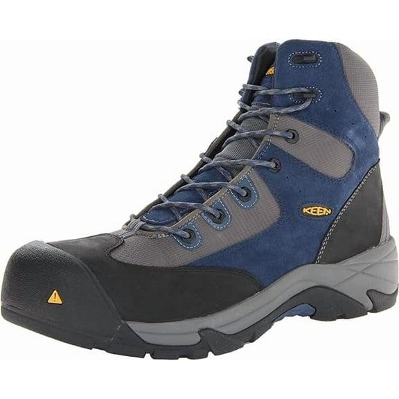 Keen Utility Mens Rainier Mid Ensign Blue/Gargoyle 7 EE - Wide