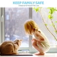 thumbnail image 4 of YQHWQ Sliding Window Locks Security Up and Down Window - Glass Windows Lock for Child Proof Home Safety Vertical Window Stopper, Adjustable Aluminum Double Lock Kid Guard for Patio AC Tr, 4 of 5