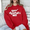 thumbnail image 7 of Moxiu Valentine Day Sweatshirts for Women Love Heart Printed Grahic Long Sleeve Shirt Crewneck Casual Valentines Gifts Pullover Tops 2025 Red,XS, 7 of 7