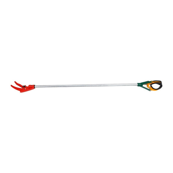 1 Fruit Picking Tool with Soft Rubber Claws and Nylon Handle 47 Inch Carbon Steel Pole for Avocado Lemon Orange Harvest
