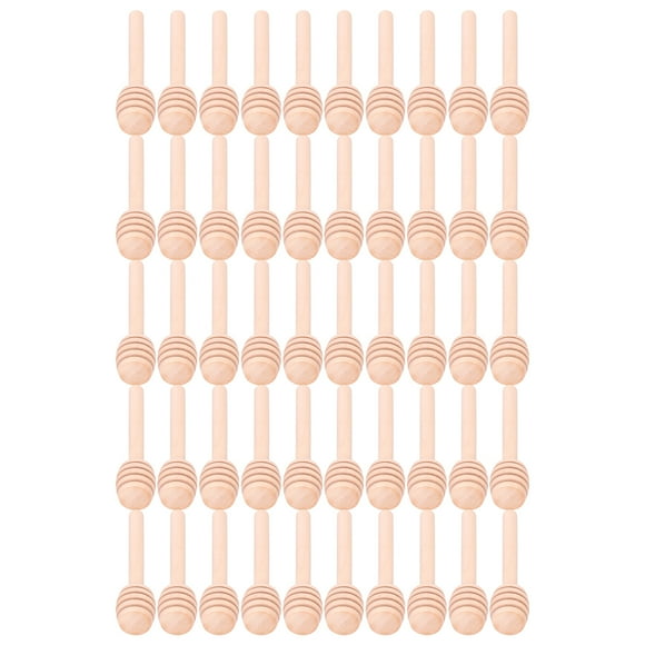 Honey Spoon100Pcs Wood Honey Dipper Honey Stick Wood Honey Stick Future-Proof Design