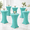 Aqua Blue-32" x 43" | 6 Pack, variant on Cocktail Table Covers-spandex Round High Top Cloths Party Red