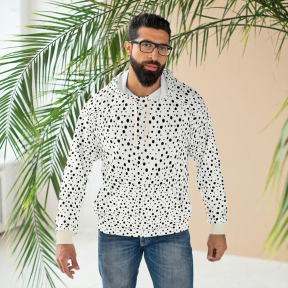 TSmartArt @ Walmart. Unisex Dotted Pullover Hoodie. Regular & Plus XS-2XL