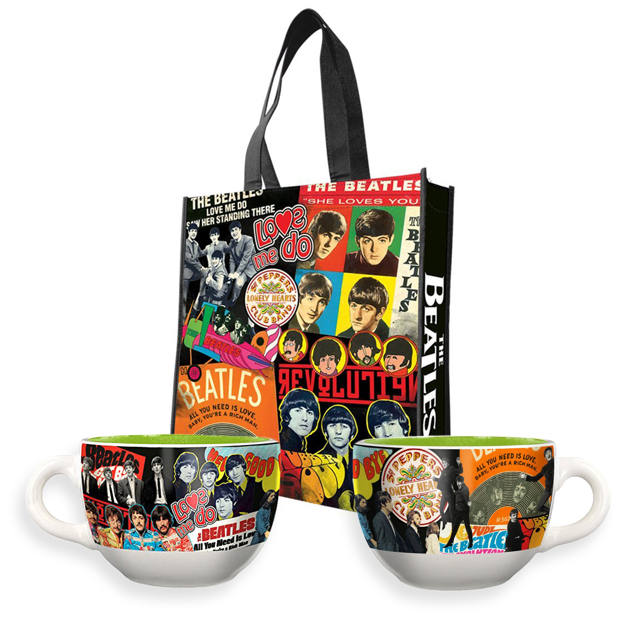 beatles luggage set