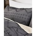 thumbnail image 2 of Sonive Full/Queen Embroidery Duvet Cover Set 3 Pieces, Soft Double Brushed Bedding Set for Kids & Adults with Hidden Zipper Closure Interior Ties Wrinkle Resistant (Full/Queen, Gray Embroidery), 2 of 3
