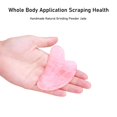 thumbnail image 4 of Dsseng Pierre de Quartz Guasha pour Visage Cou Corps Planche de Massage Rose, 4 of 5