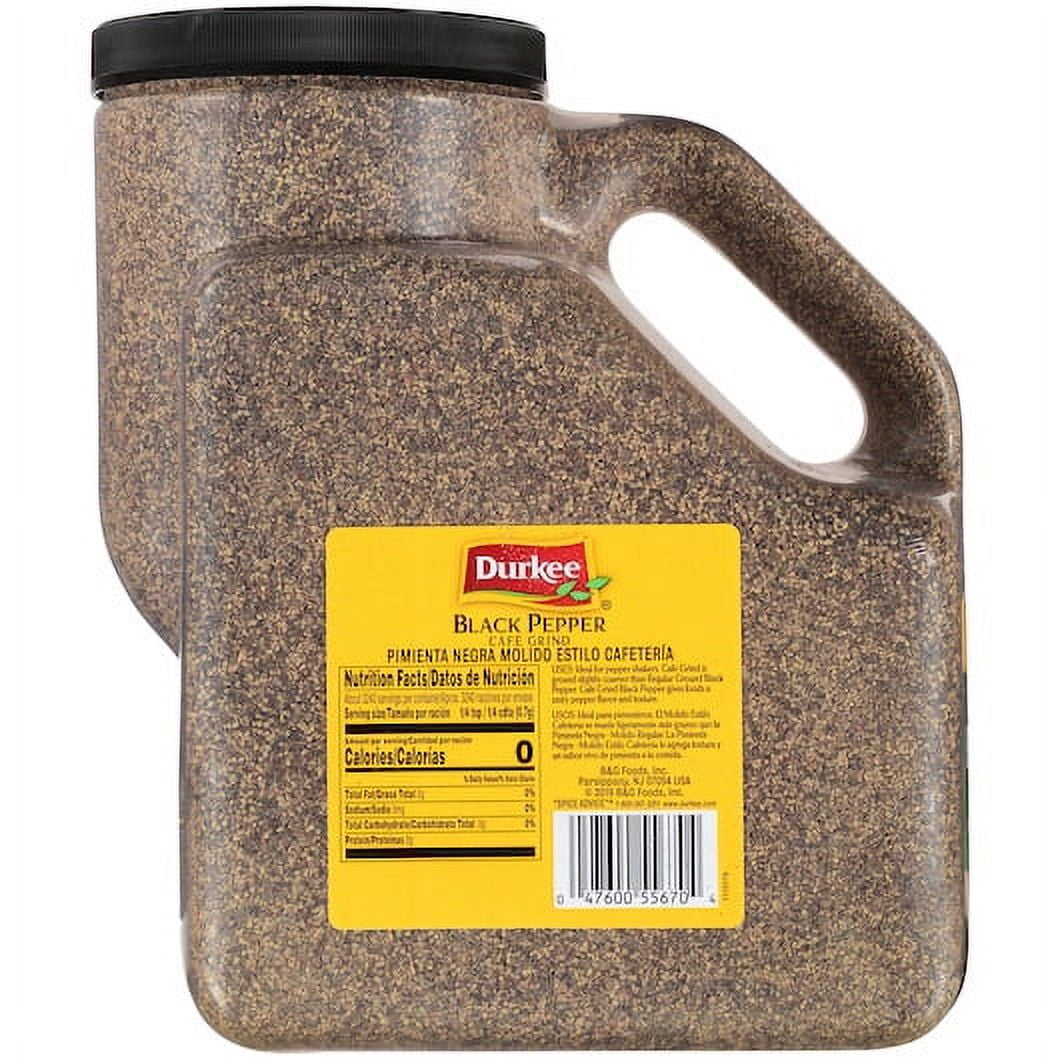 (Price/Case)Durkee Cafe Grind Black Pepper, 80 Ounces, 1 per case