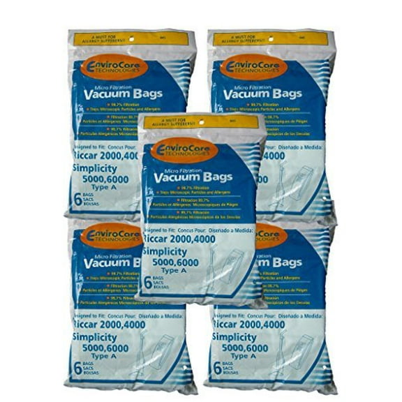 EnviroCare 30 Riccar 2000 4000 Simplicity 5000 6000 Type A Upright Vacuum Cleane