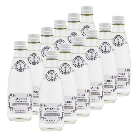 - Agroposta Lavender Water: 100% Natural, Low Calorie - Assorted 12 Pack Lavender Flavored Water Drink