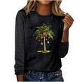 thumbnail image 5 of Neewe Women's Oversized Sweatshirt Christmas Crewneck Long Sleeve Casual Loose Pullover Tops, 5 of 6