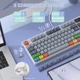 thumbnail image 4 of ATTACK SHARKR K86 Wireless Mechanical Keyboard Apex Pro TKL 75%, 2.4G/Bluetooth/USB-C Wired Gaming Keyboard M75, Gasket Mount with TFT Color Display & Knob, RGB Backlit, Hot Swappable Linear Switch, 4 of 9