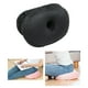 thumbnail image 5 of Cojín de asiento de espuma viscoelástica cómodo con forma de dona y soporte para la espalda y los glúteos. Negro, 5 of 8