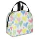 thumbnail image 2 of Easygdp Hand Drawn Colored Hearts Bolsa Térmica Premium - Tela Oxford Impermeable, Gran Capacidad, Bolsillo Frontal, Unisex para Trabajo, Escuela, Actividades al Aire Libre y Picnics, 2 of 8