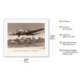 thumbnail image 2 of The Zuni (Boeing Stratoliner 307) - On Final Approach 1940 - Vintage Aviation Poster by Clyde Sunderland - Fine Art Rolled Canvas Print 16in x 20in, 2 of 4
