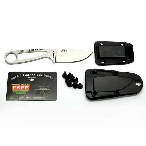 ESEE Knives Izula Fixed Blade Knife 2.9" Drop Point CPM S35VN Stonewashed Blade Steel Handle Stainless